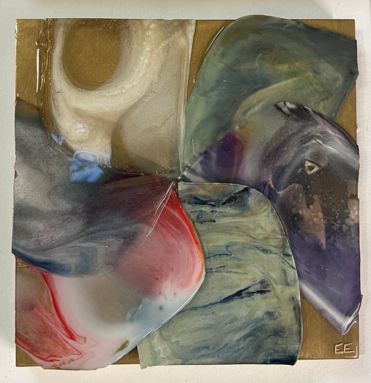 "Palette Petals" by Erin Elise, Artiste - 12x12