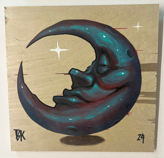 "Manny Moon" by Kema/Blind Kolor - 12x12