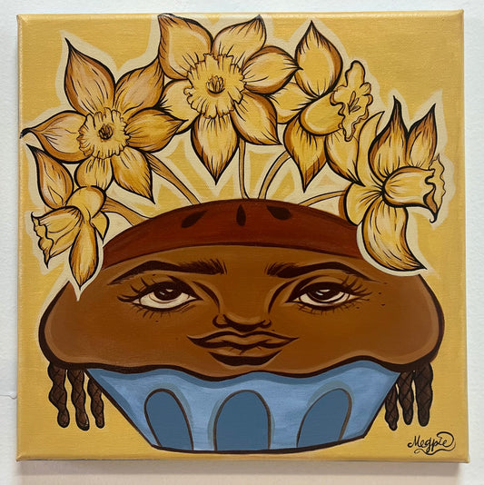 "Pie in Bloom" by Megpie - 12x12