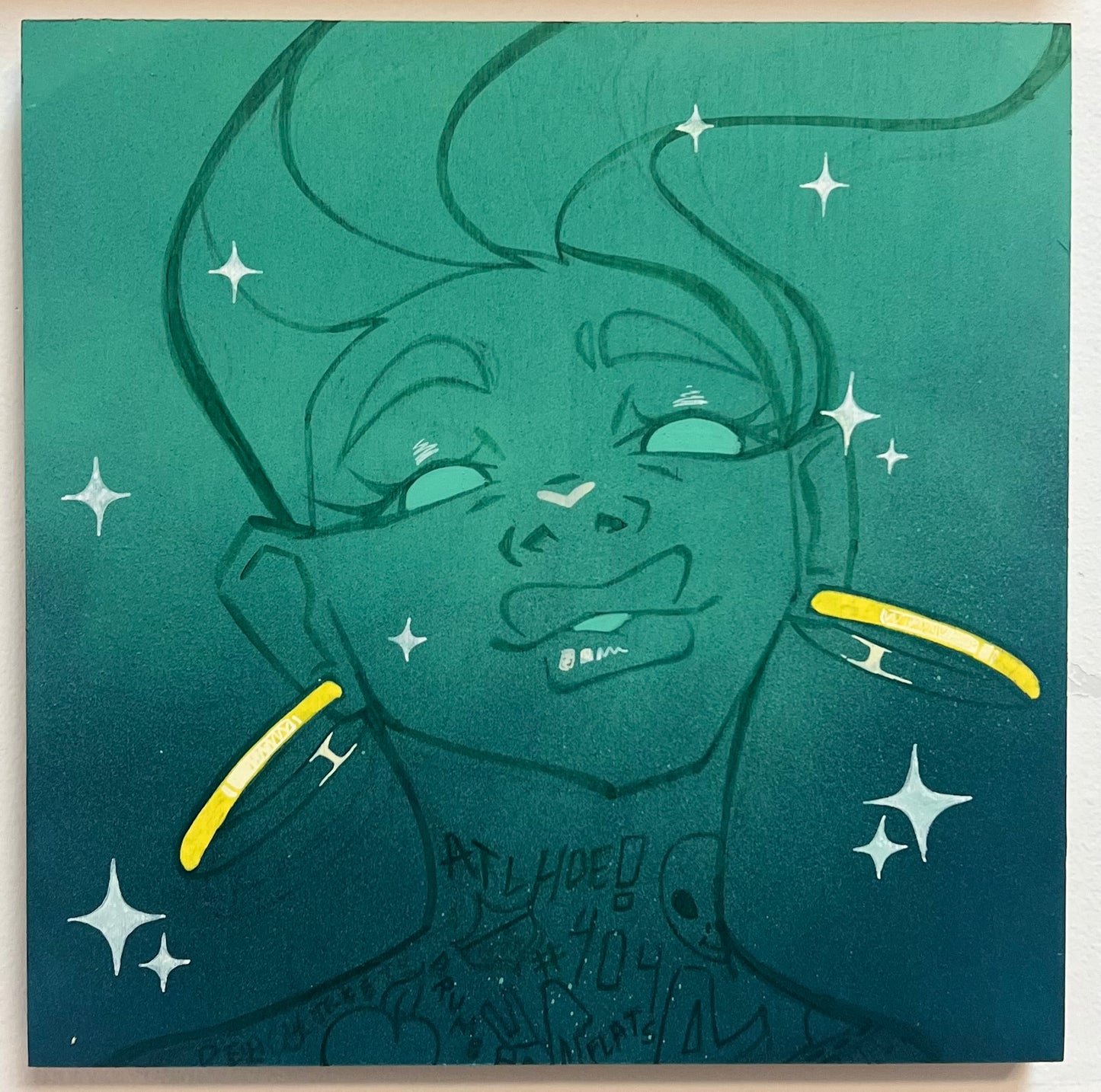 "ATLHOE" by Drew Borders - 12x12