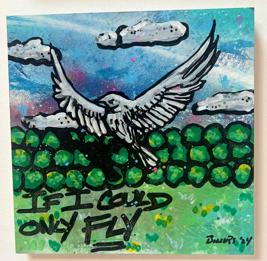 "if I could only fly" by Anthony Bilups - 12x12