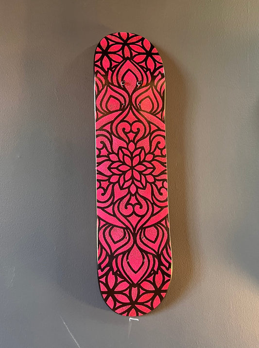 "Skatebored" by Chase Nolan Tattoos  - skateboard deck