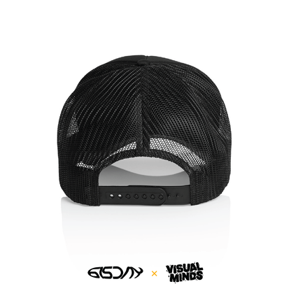BLACK TRUCKER HAT