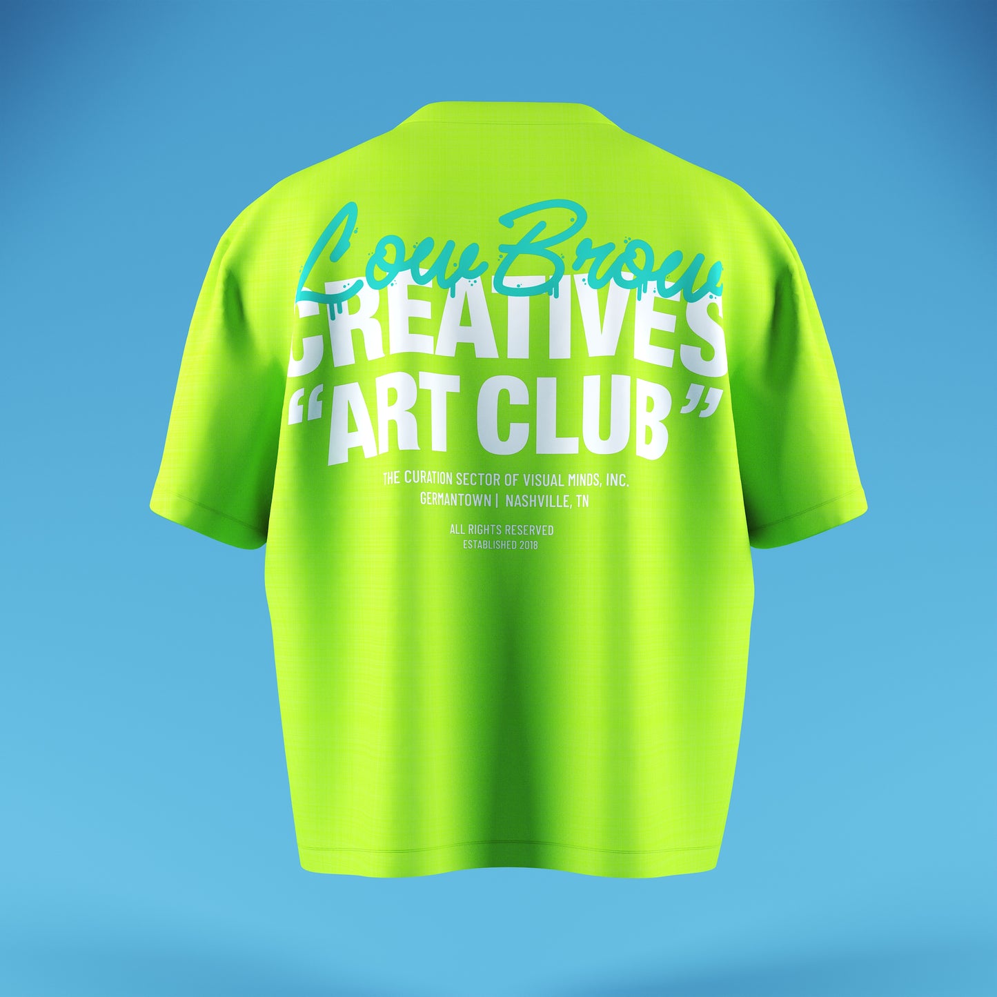"ART CLUB" TEE - GREEN