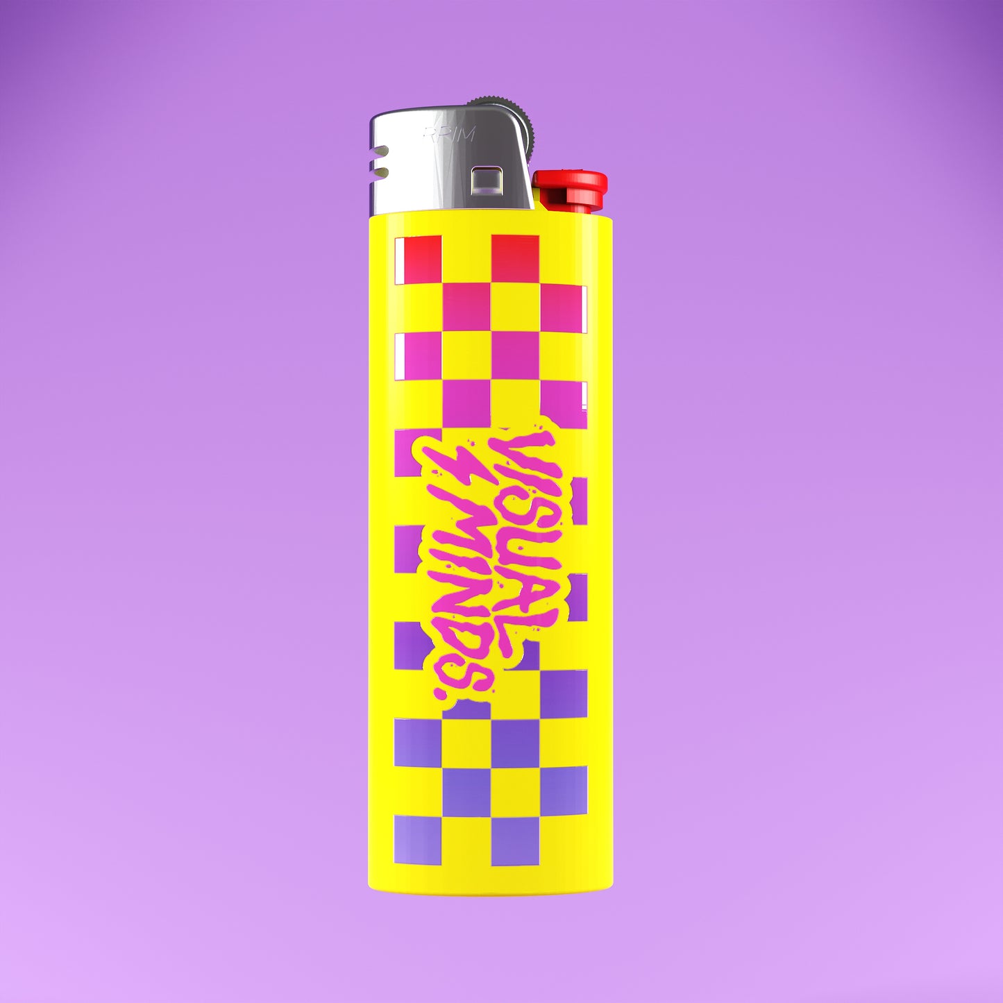 BIC LIGHTER — CHECKER FADE