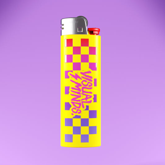 BIC LIGHTER — CHECKER FADE