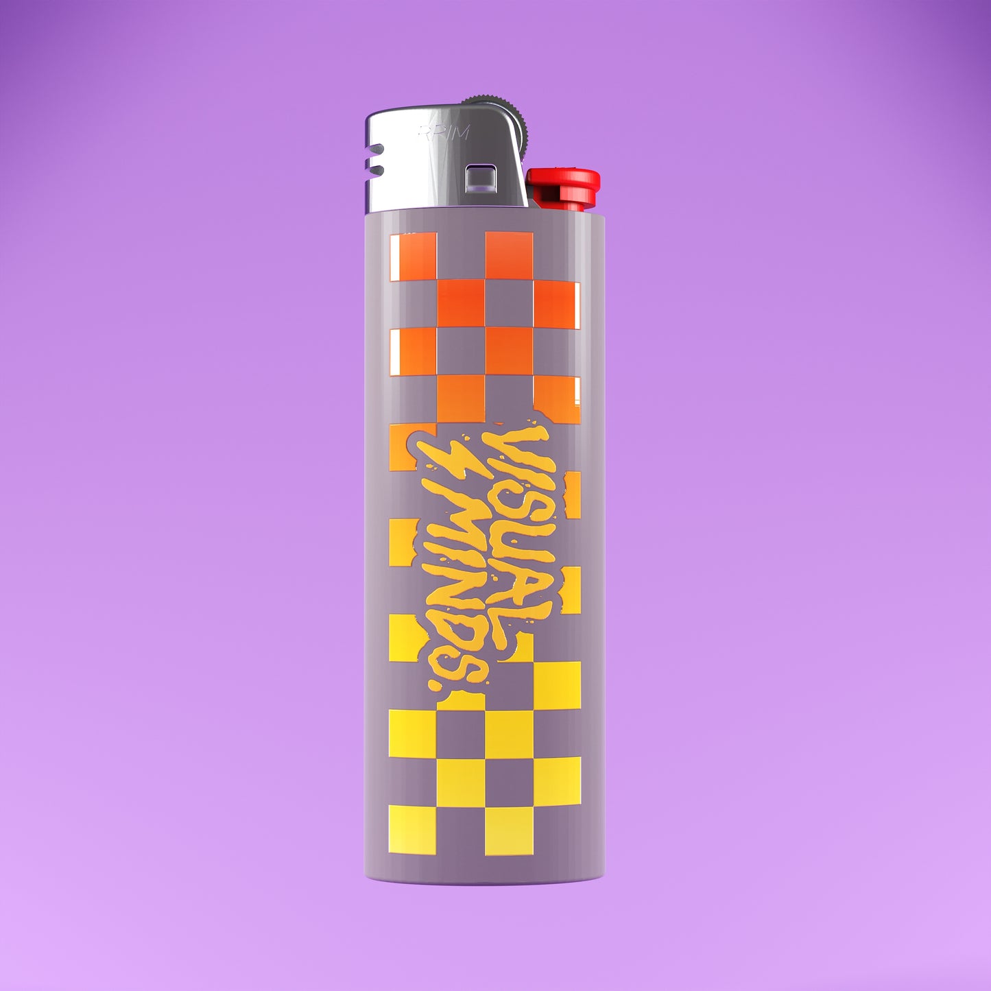 BIC LIGHTER — CHECKER FADE