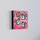 "Flying Fooligans - PINK" (AP VERSION) - 12in x 12in