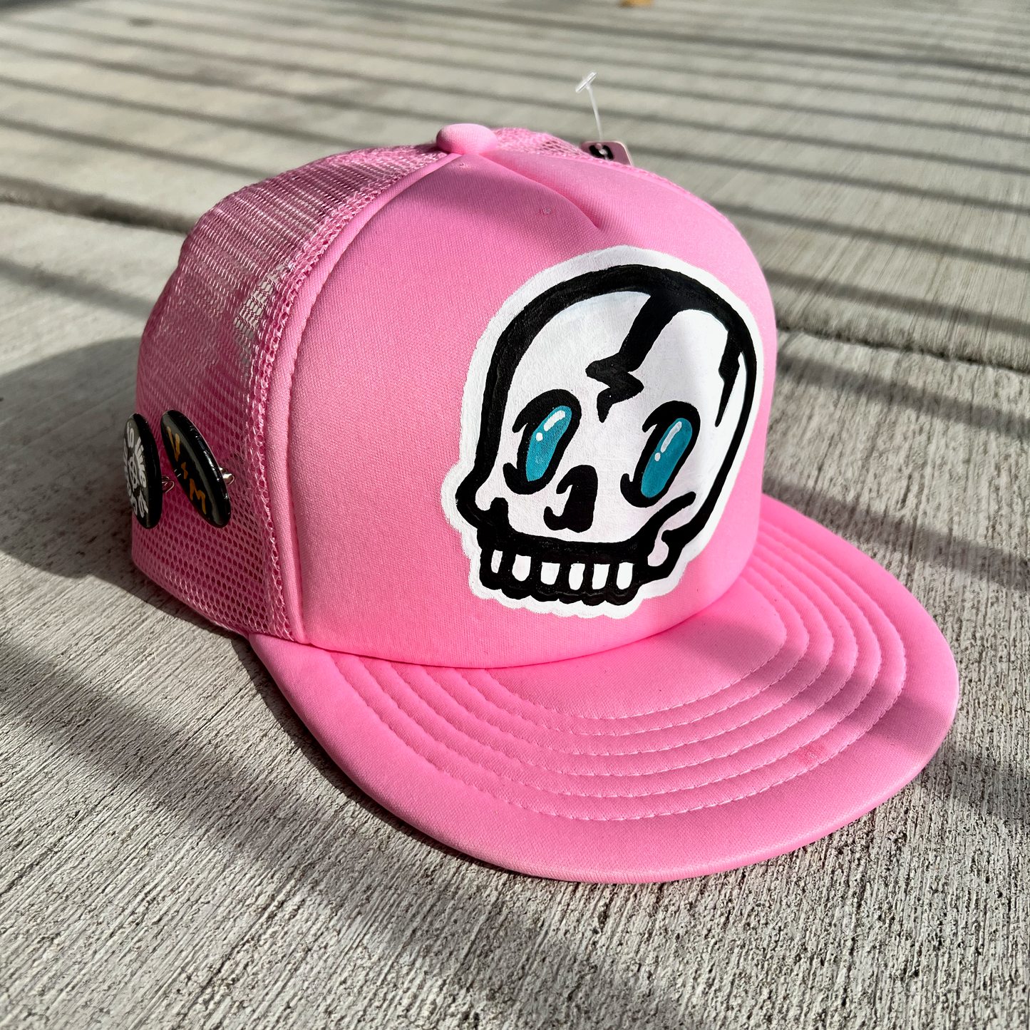 Skullboi Trucker Hat - PINK